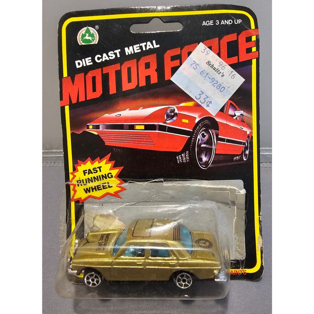 Vintage Summer Motor Force 2003 - Gold Mercedes Benz 240D - NOS